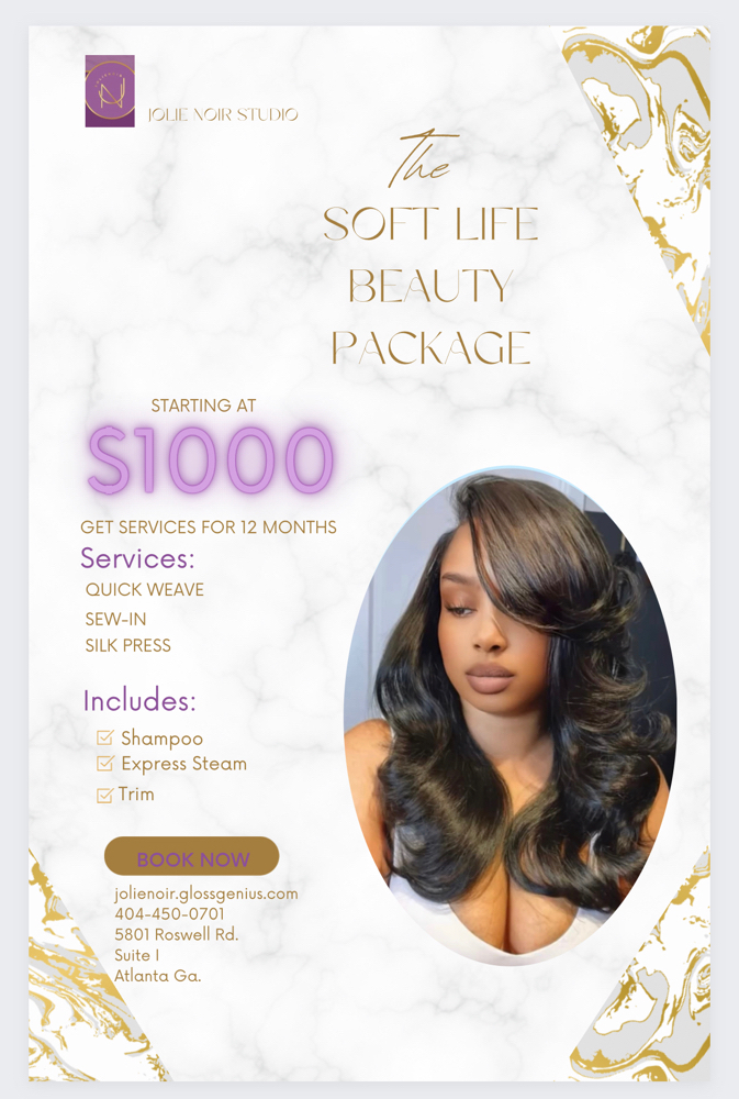 Soft Life Package Silk Press(Basic)