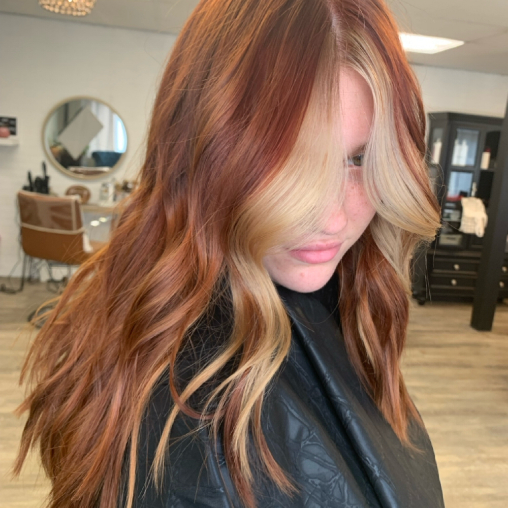 Red Riverie at Vee Lee Salon in Walden, NY