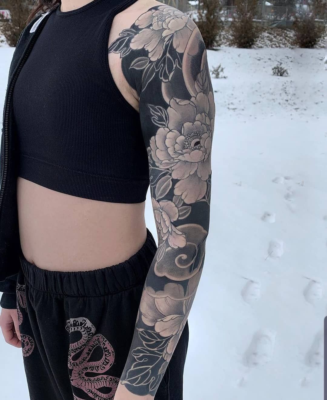 Blackwork Tattoo Technique