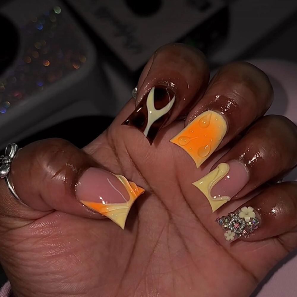 Short Freestyle Fullset at KlawMeKrazii  (Krysnailedit) in Jonesboro, GA