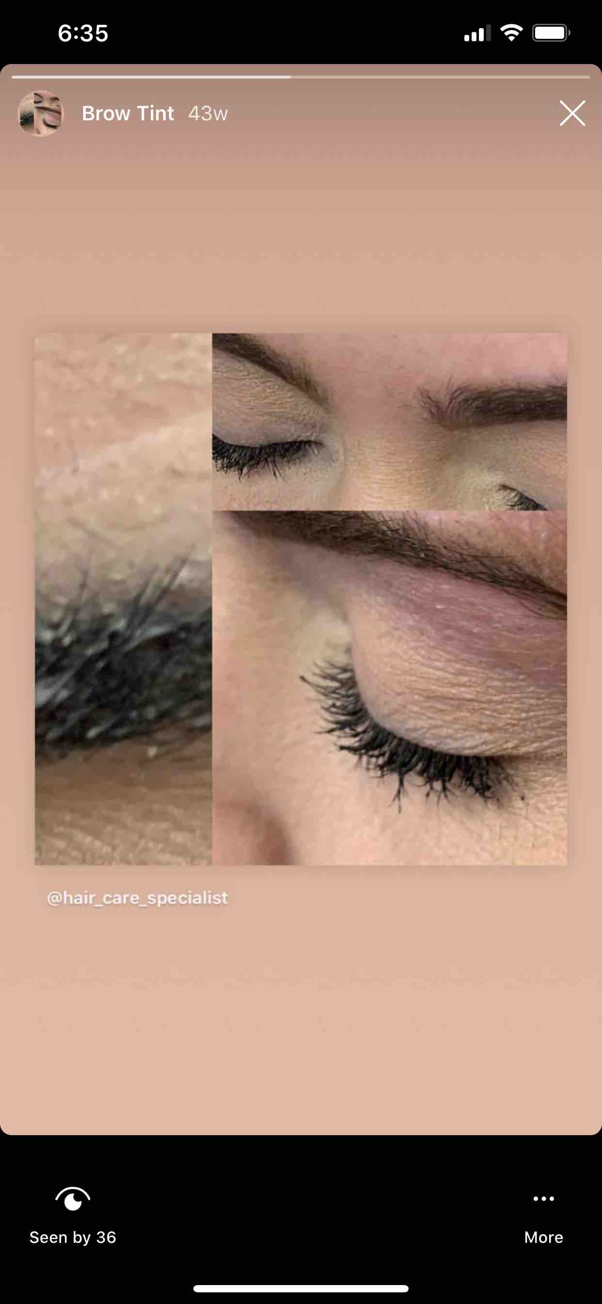 BROW TINTING at BEAUTY SPECIALIST in Brooklyn, NY