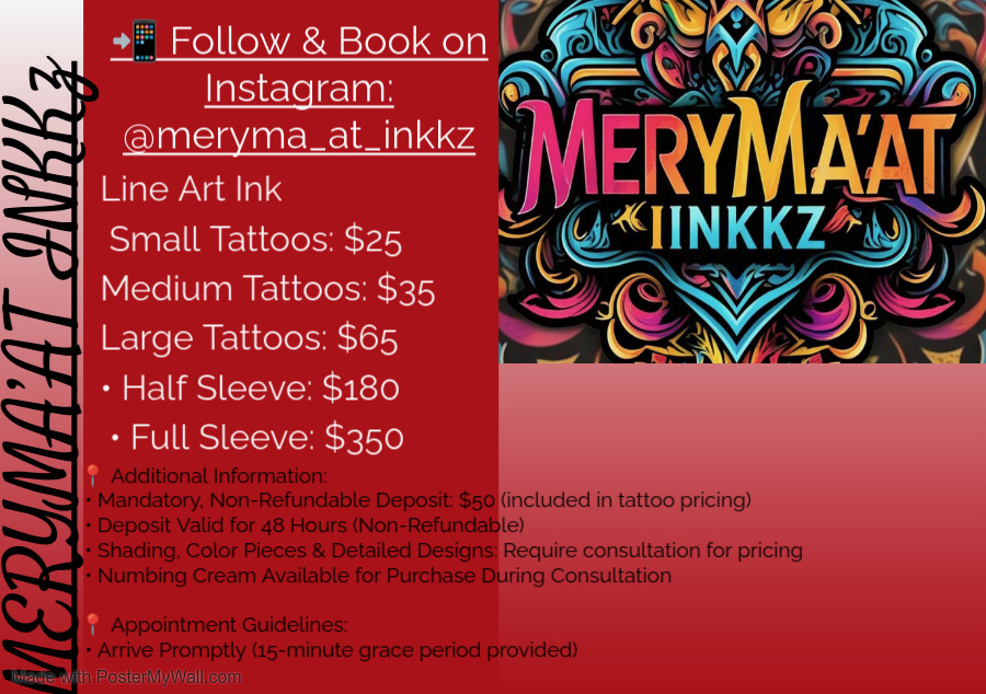 Medium Line Tattoo