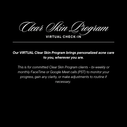 Virtual Clear Skin Check-In