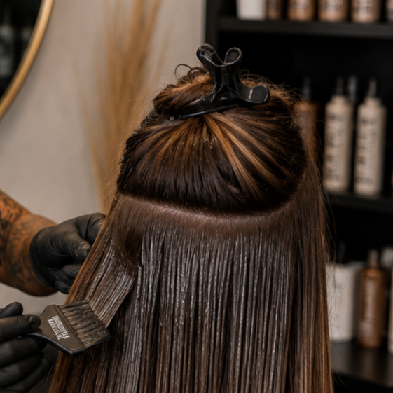 Express Smoothing Add-On at Milk and Honey Hair Collective in Auburn, CA