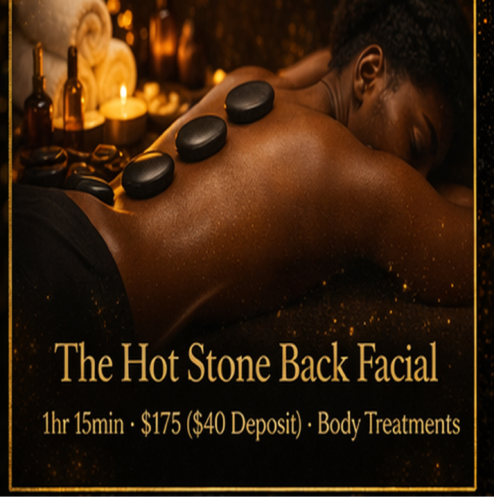 The Hot Stone Back Facial at The Golden Aura Esthetics & Wellness LLC in Waldorf, MD