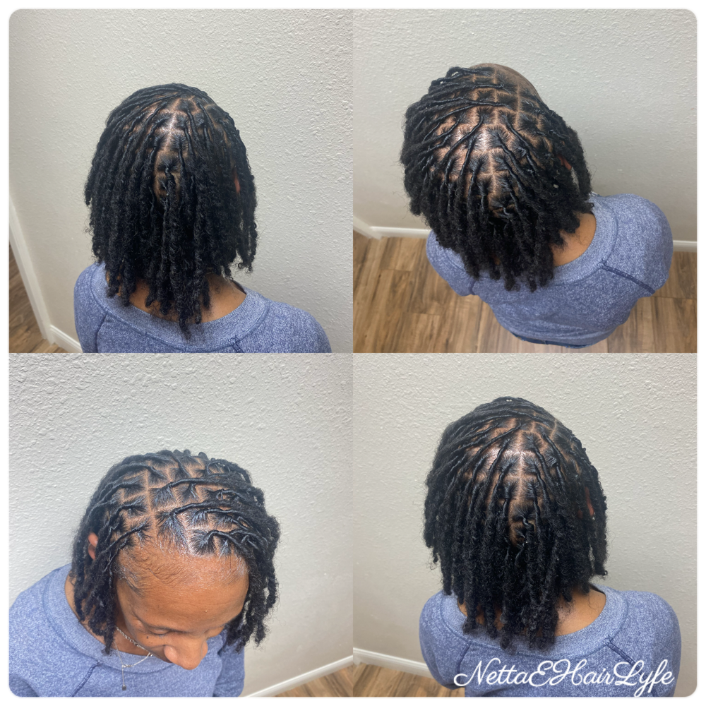 Loc Retwist Short/ Shoulder Length