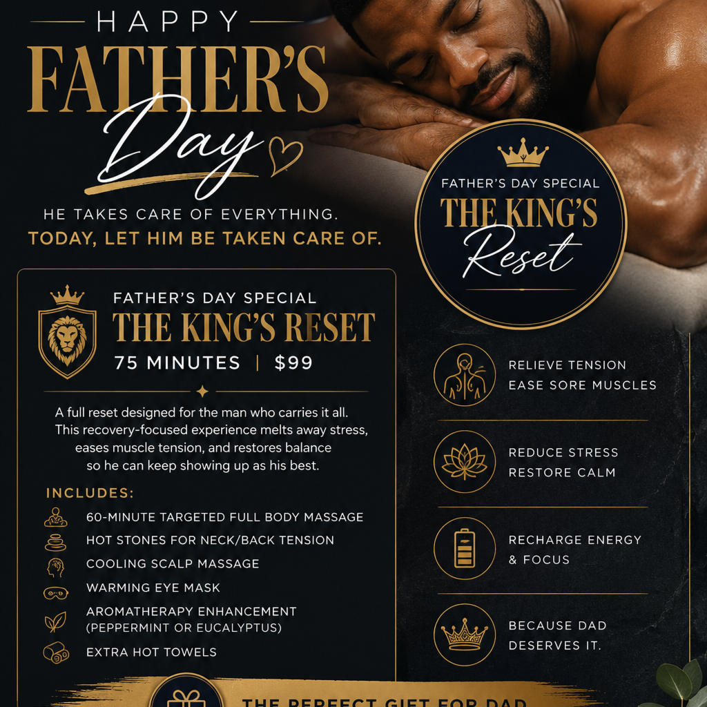 Father’s Day Special at Blissful Balance, LLC in Tupelo, MS