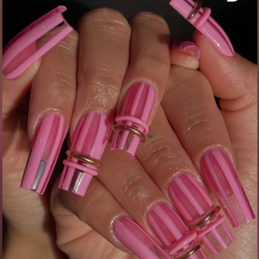 Acrygel With Tips at The Nail Vault in Williamsburg, VA