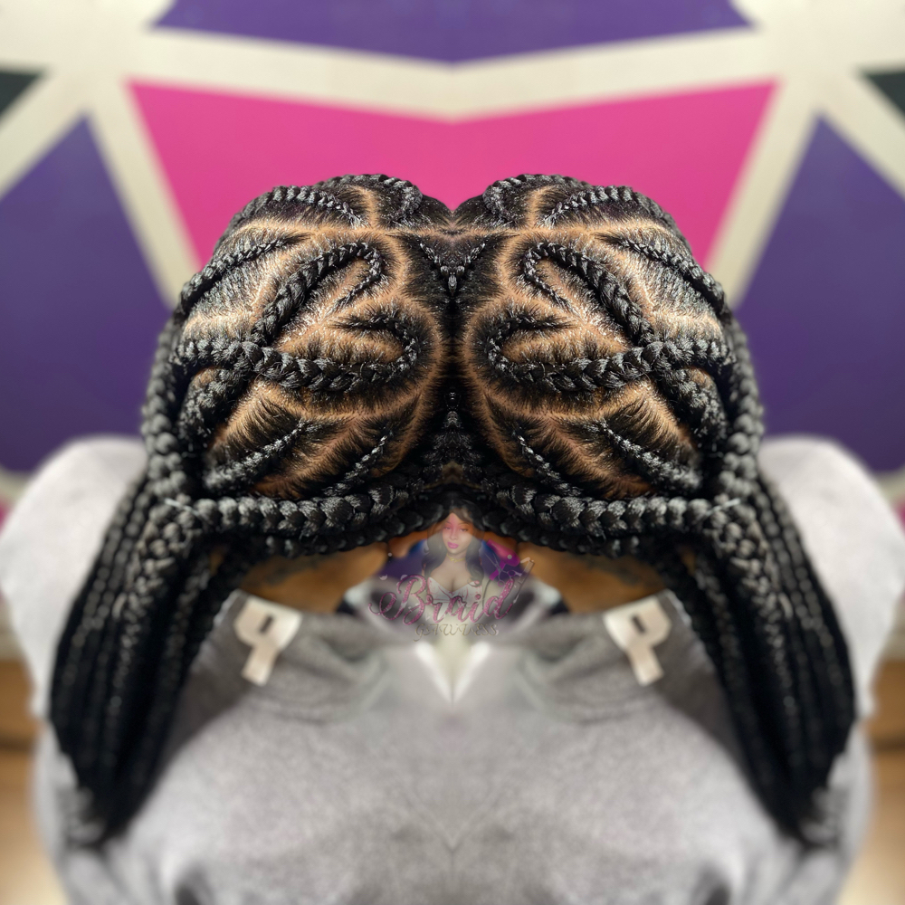 10 Stitch Braids at Brenn’s Beauty Bar in Temple Hills, MD