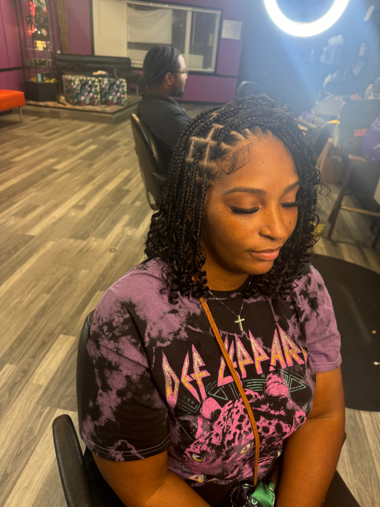 Medium Boho Knotless Bob
