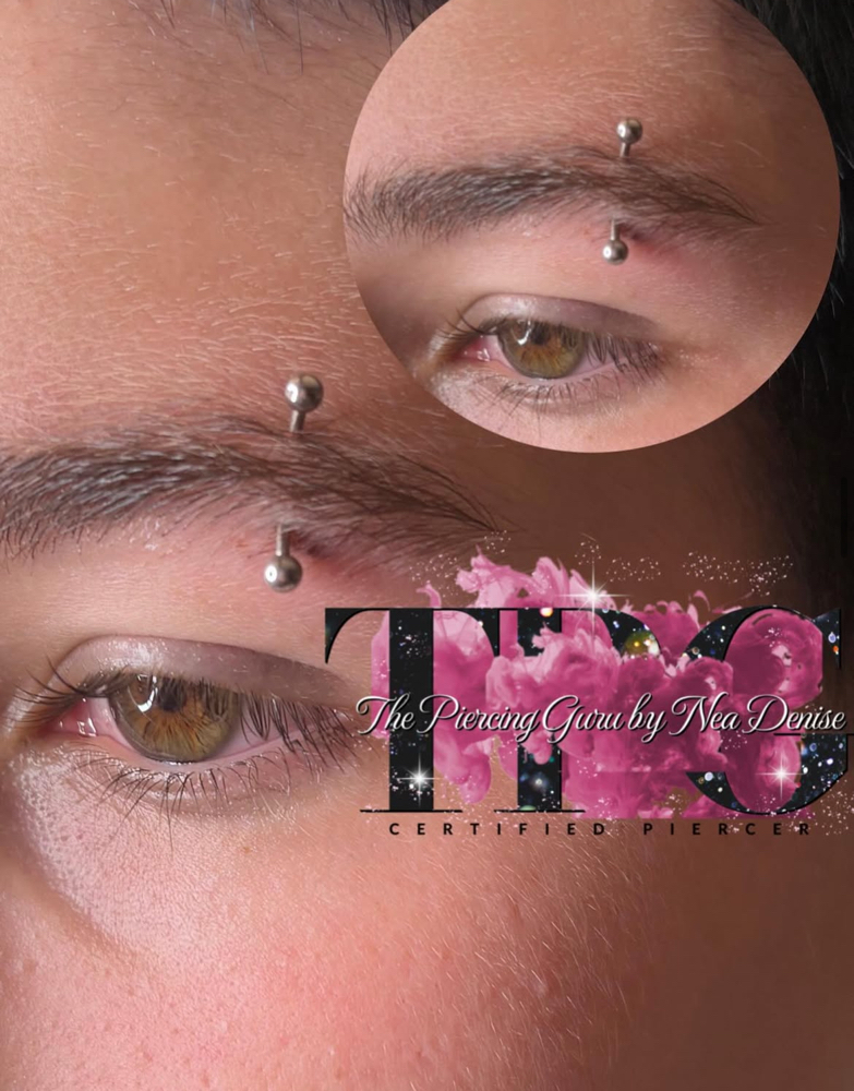 Eyebrow at ThePiercingGuru By Nea Denise in Trafford, PA
