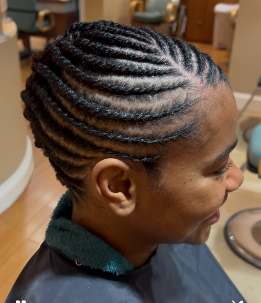 Two Strand Flat Twist at Shifaa Salon & Hijama Spa in Annapolis, MD