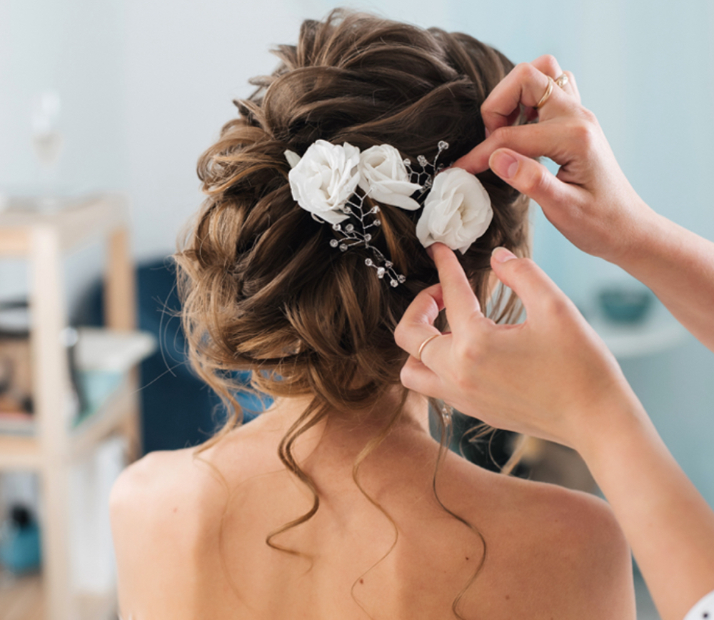 Bride & Bridal Party Updos & Trials