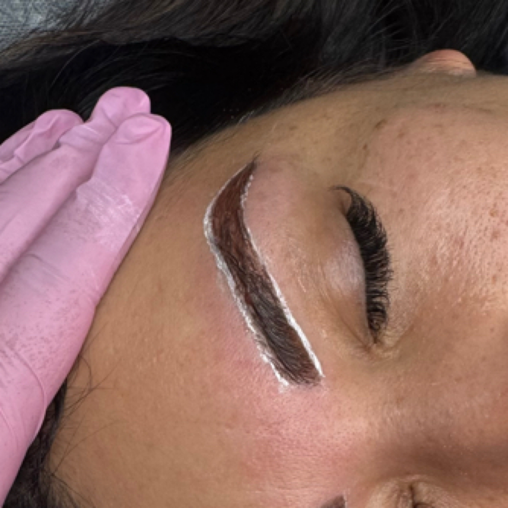 Brow Tint at True Volume studio in North Hills, CA