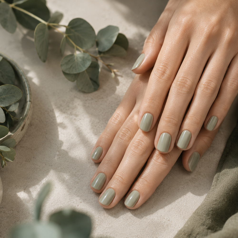 Eucalyptus Manicure at Ambertipz in Raleigh, NC