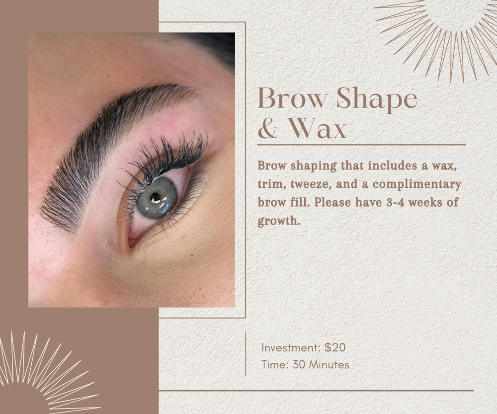 Brow Shaping And Wax