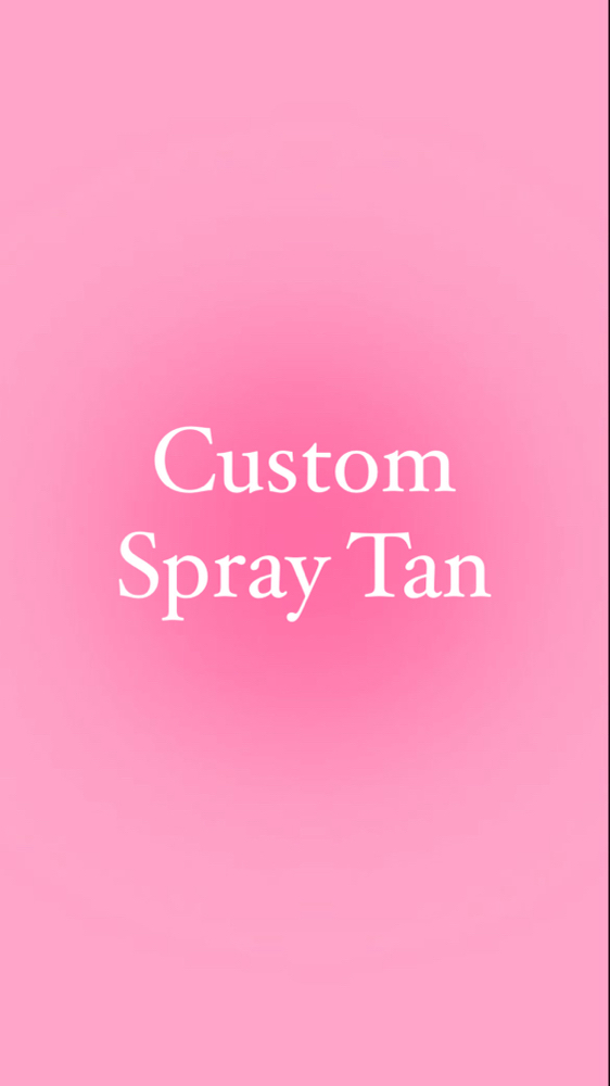 Custom Spray Tan