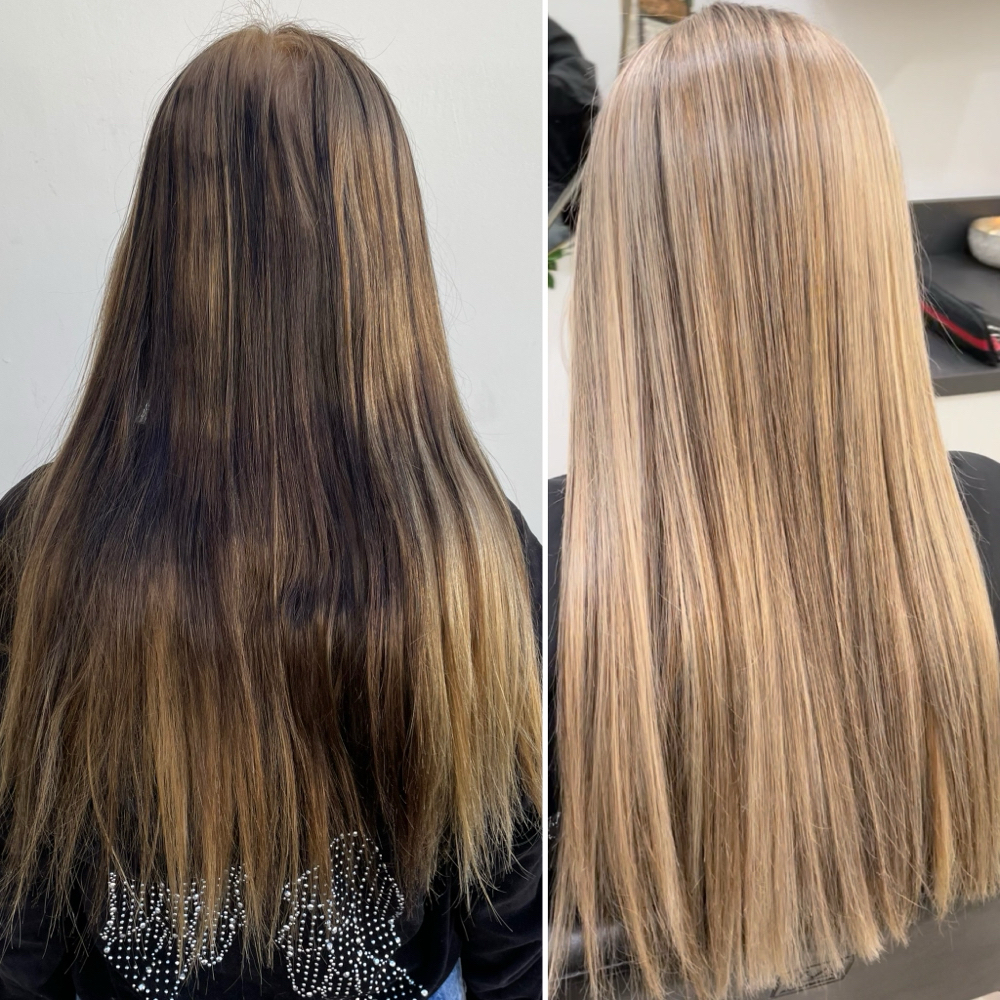 Color Correction With Blowout at Melanie Hess Hair in Dana Point, CA