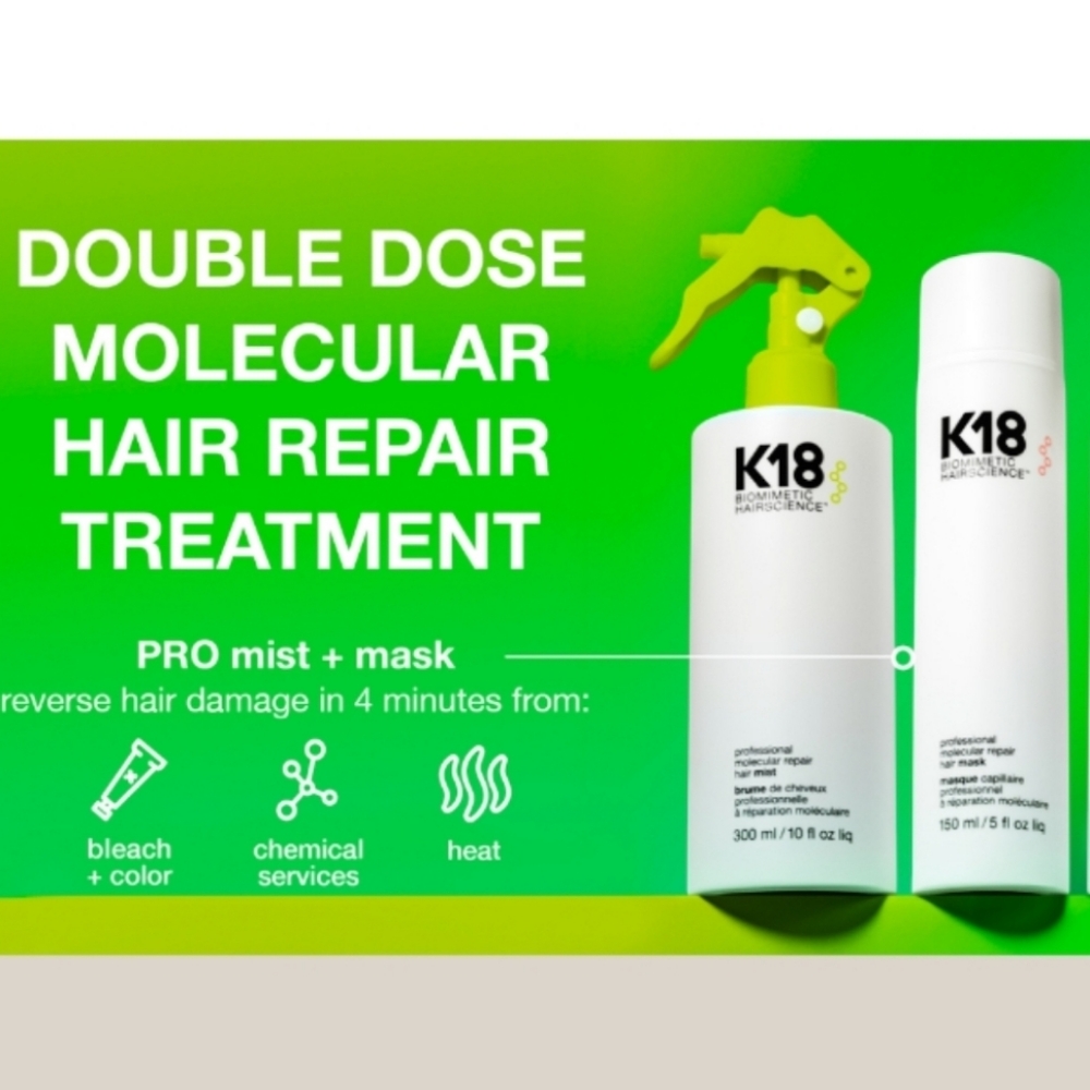 Add On- K18 Repair Treatment at Yara Hair Studio in Webster, TX