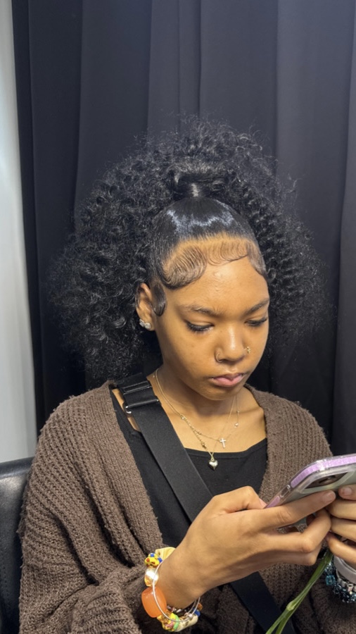 Natural Ponytail at YannaPrettyHair in Lathrup Village, MI