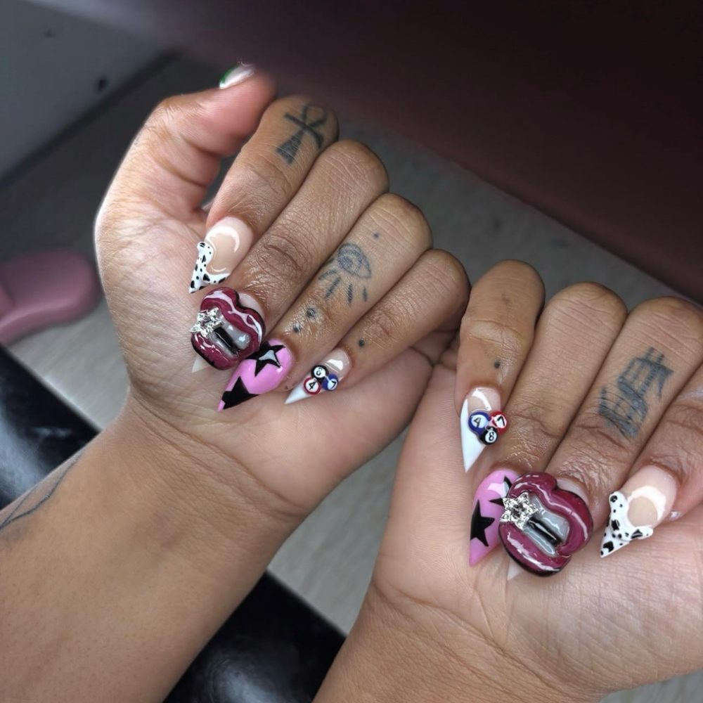 Tier 3 Nail Art at Shapedbyshariee in Youngstown, OH