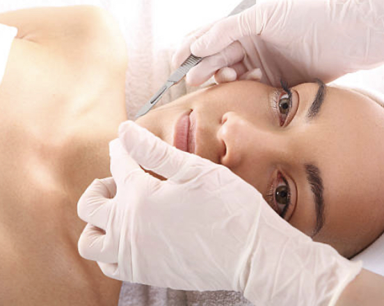 Dermaplane w/Cleanse, SPF Face
