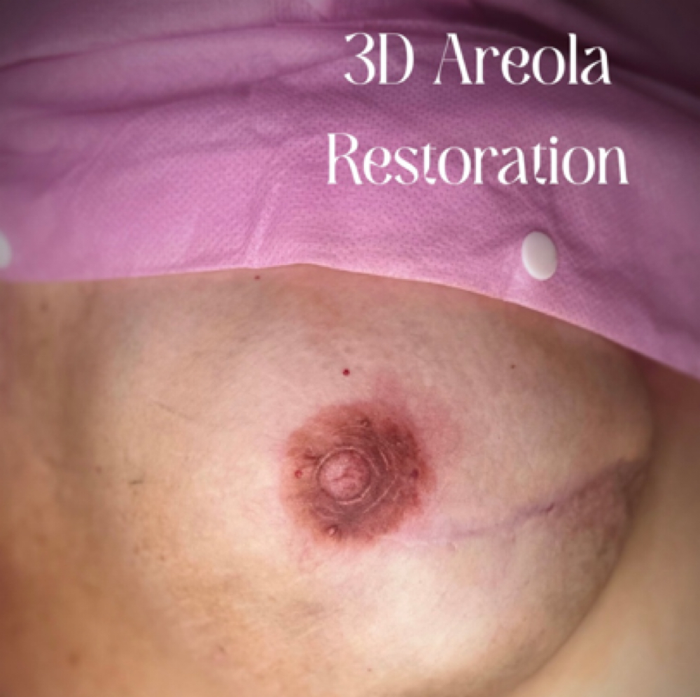 3D Areola Paramedical Tattoo at Key West- Camellia Permanent  Makeup & Tattoo in Key West, FL