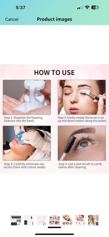 ZeLash Take Home Cleanser kits