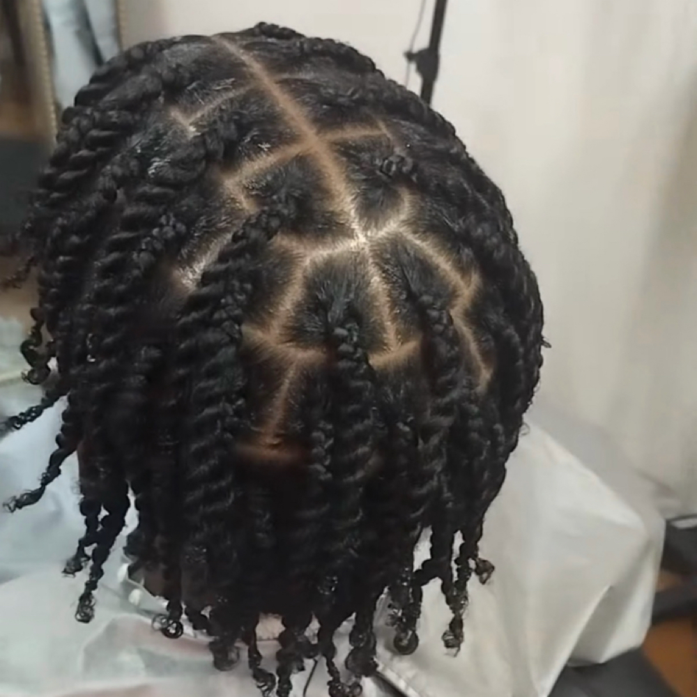 Mens Twists at Medusa Locs in Spokane, WA