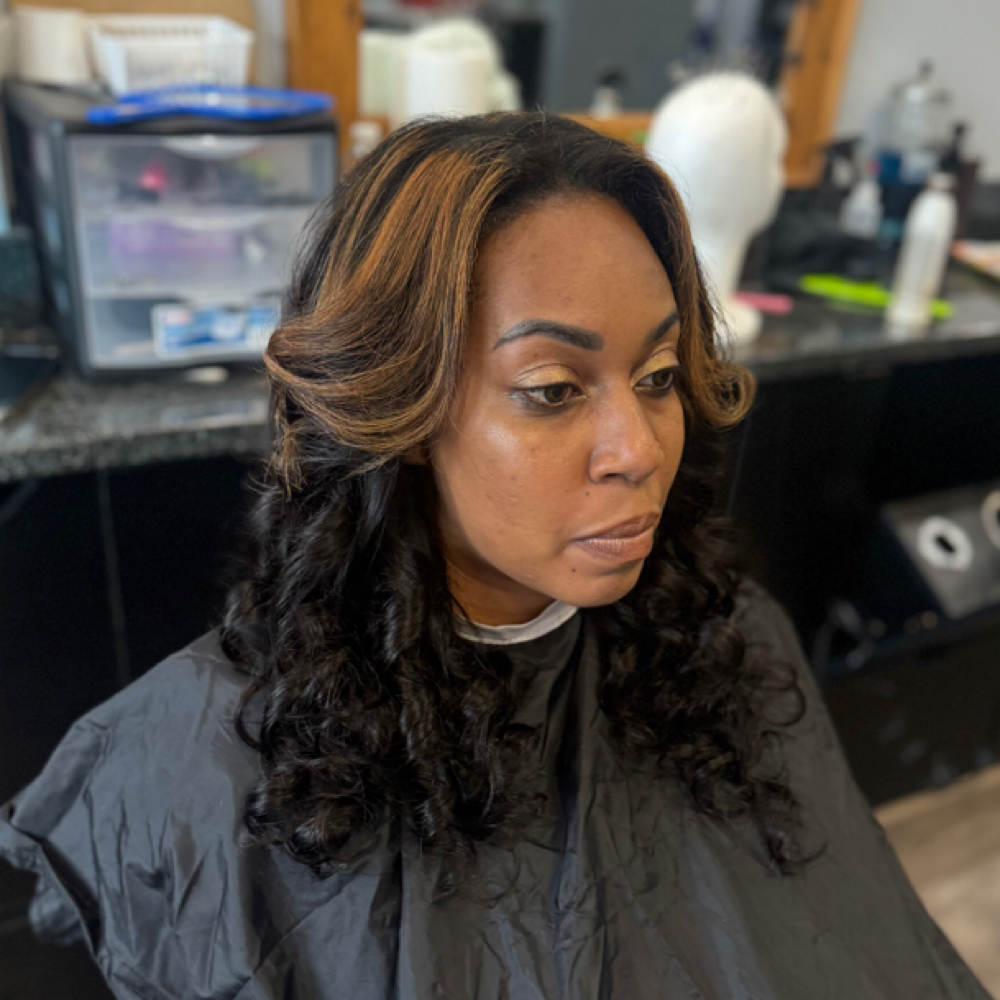 Sew in with leave with CC's hair at Consquilla  Carey in Richmond, VA