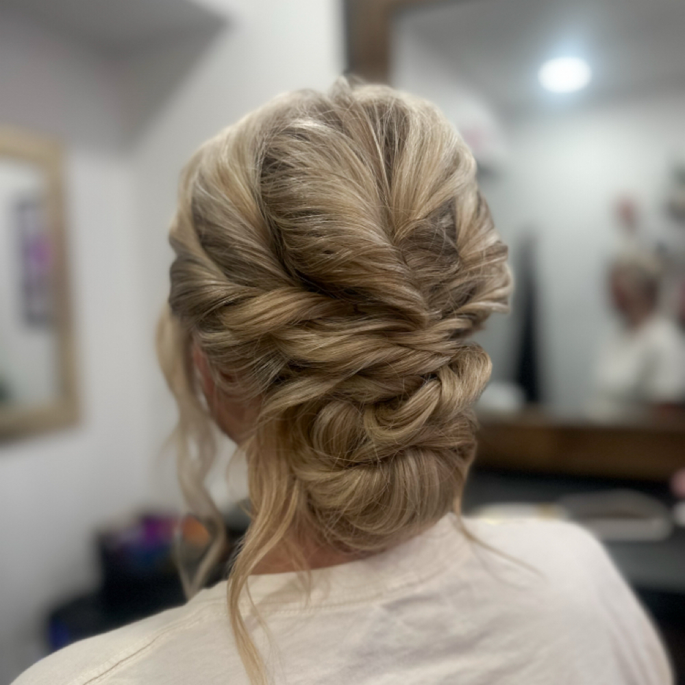 Bridal trial at Salon Sylvia in Franklin, WI
