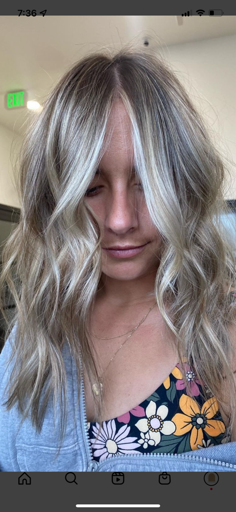 Face Frame Highlights + Toner