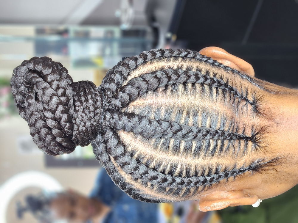 Up Do Stitch at MaryamuAfricanbraids in Newark, NJ
