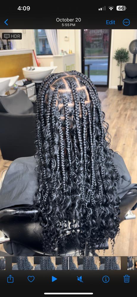 Large Goddess Braids at Silk & Slated Studio in Evansville, IN