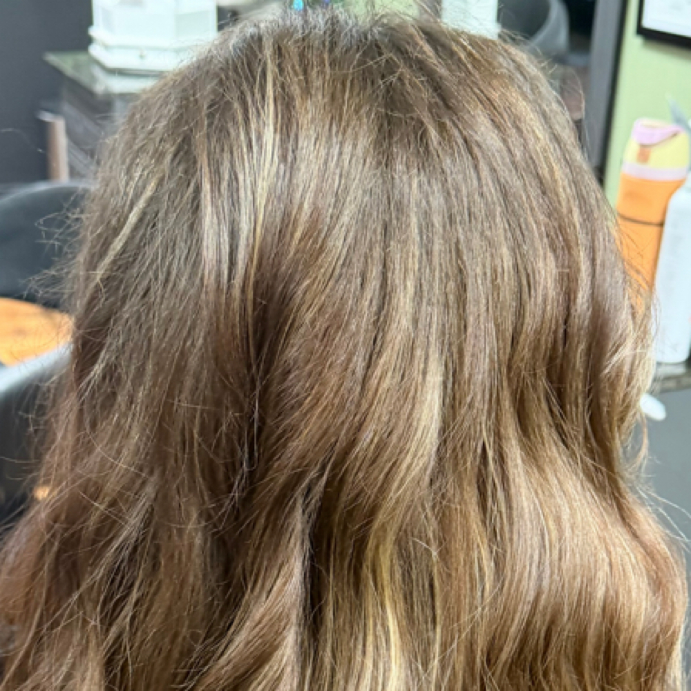 Grey Blending at hair_bykatie in Huntington, IN