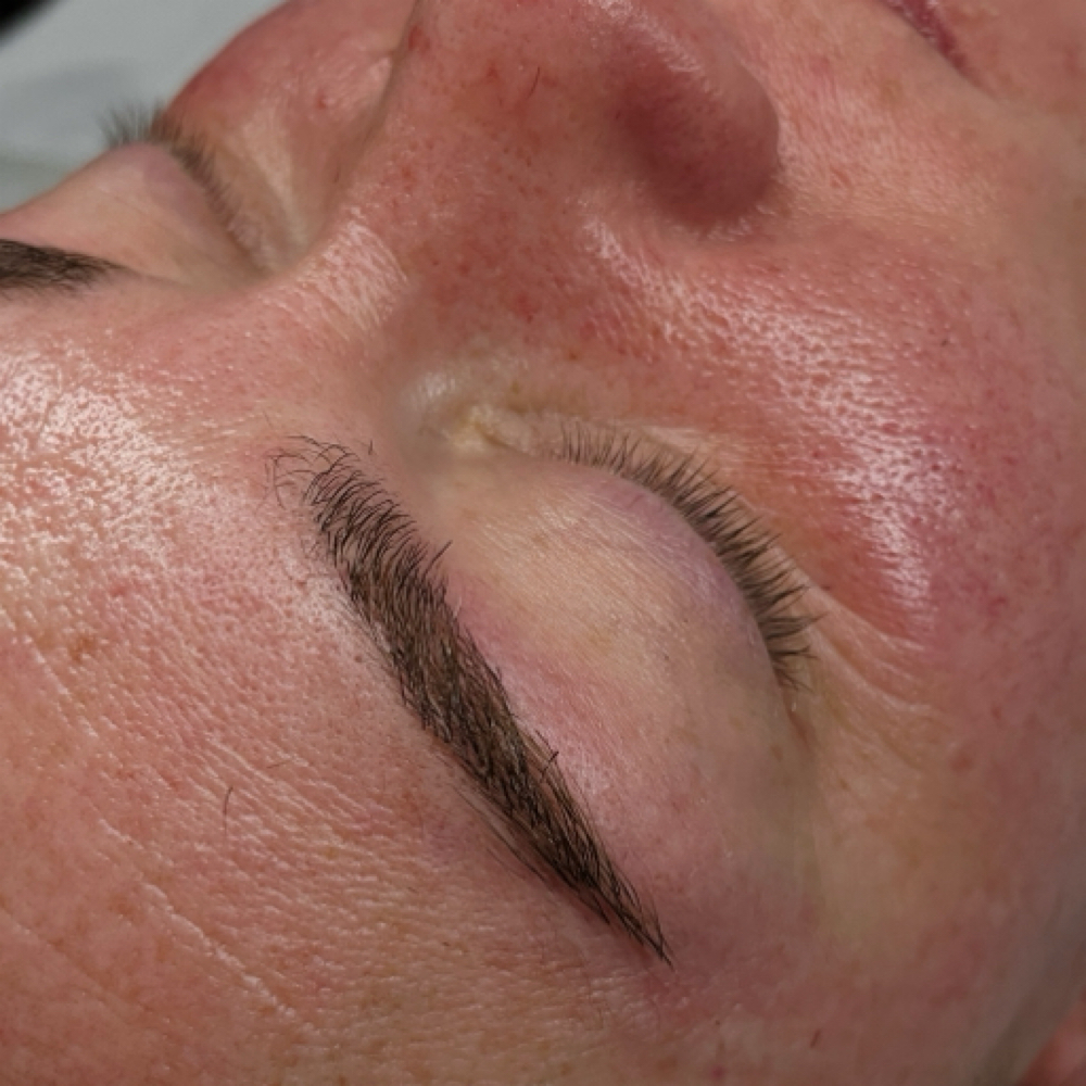 Eyebrow trim at Bae's Beauty Esthetics in Milan, TN
