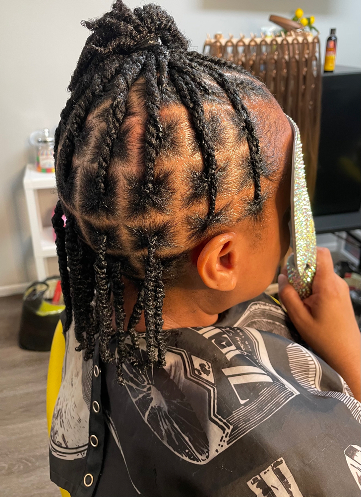 Large Two Strand Twist at Queen Of The Crown in Charlotte, NC