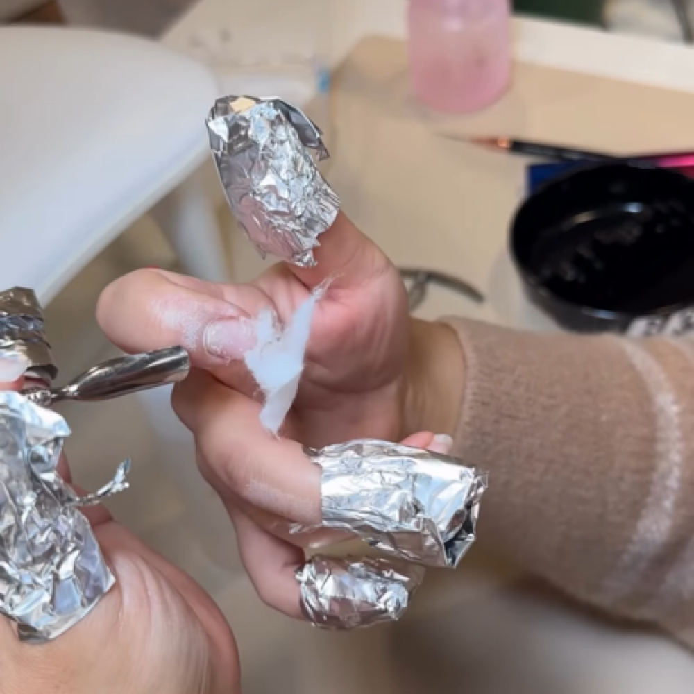 Removal And Cuticle Care at Presse Moi Nails in San Diego, CA
