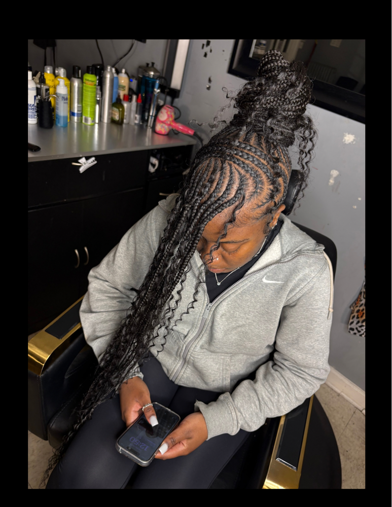Small Braided Ponytail