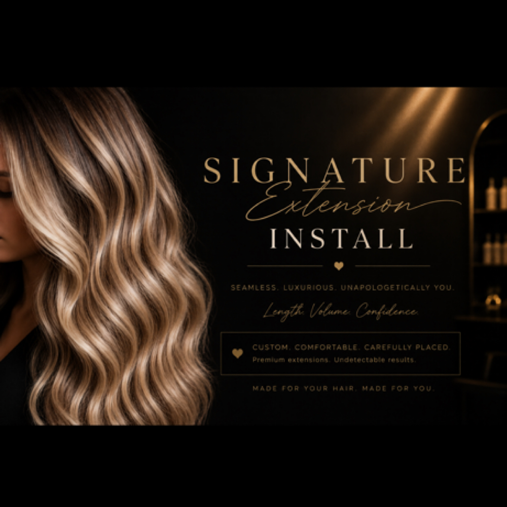 Signature Extension Install at Color Me Caroline in Carrollton, GA