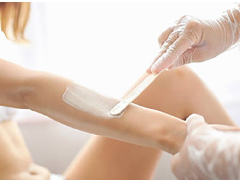 Half arm wax