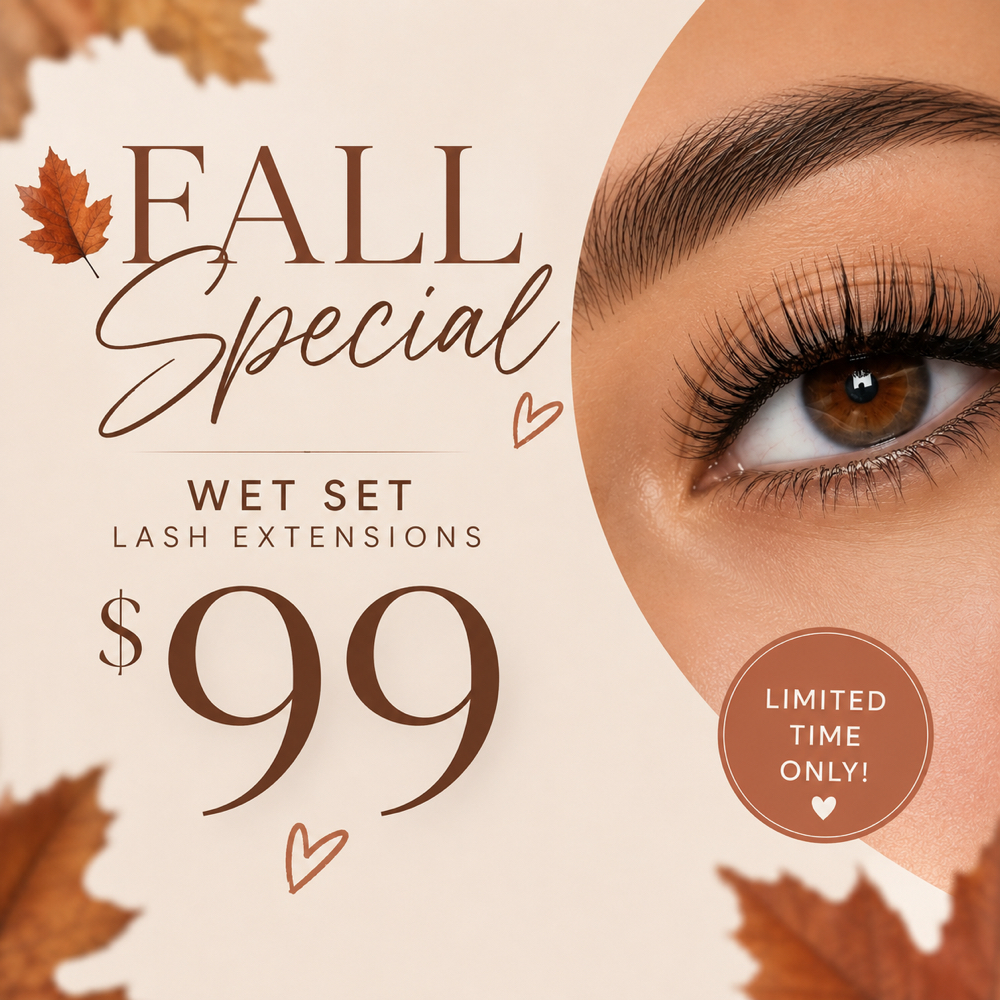 Wet Set Fall Special at Moon Lash Esthetics in Bradenton, FL