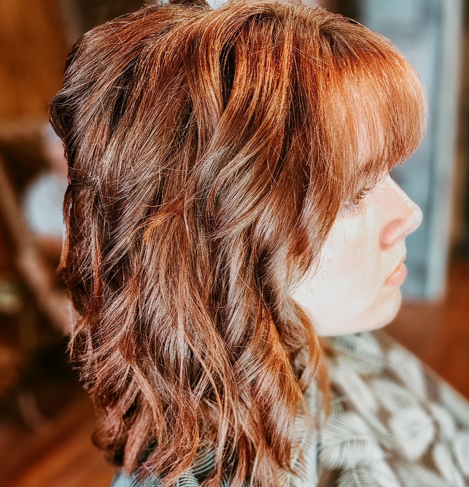 Bang Trim at Hair Headquarters in Harper, KS