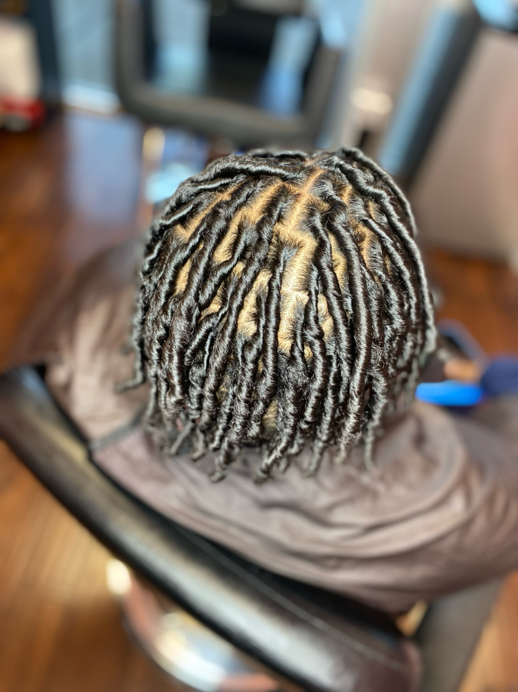 Small Starter Locs w/ Coils at LUXE HAIR CARE in Mesquite, TX