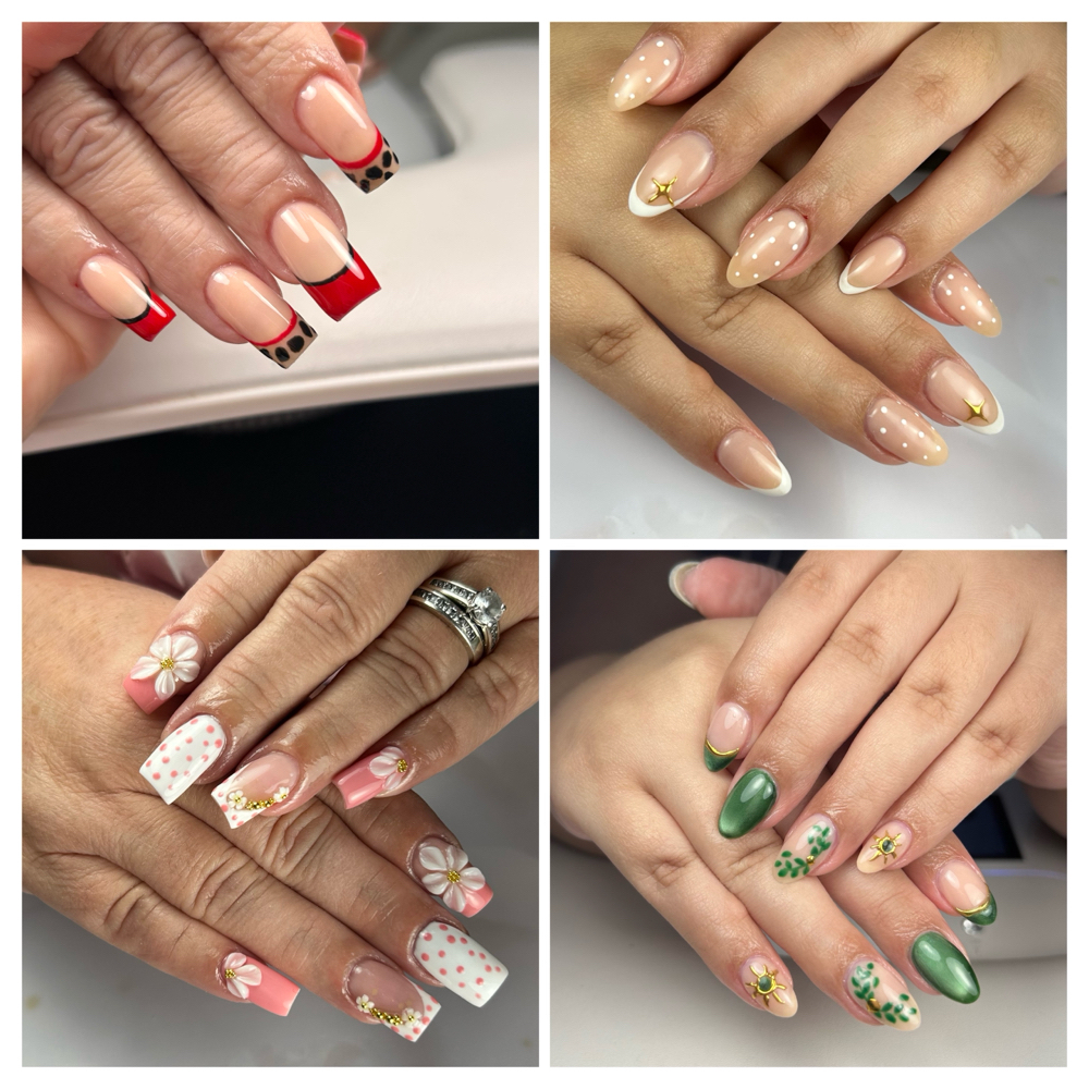 Set de acrylic at YB Nails in Port St Lucie, FL