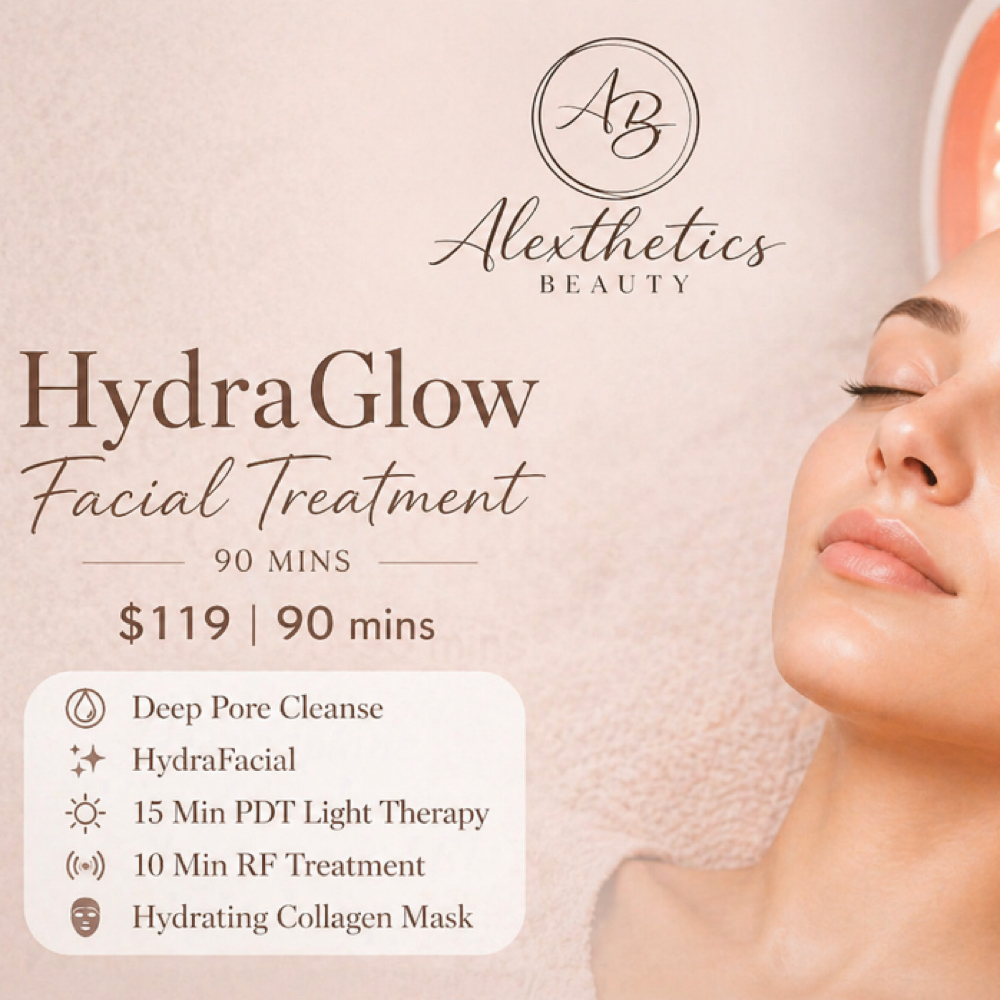 HydraGlow Facial Treatment✨ at Alexthetics Beauty Studio in New York, NY