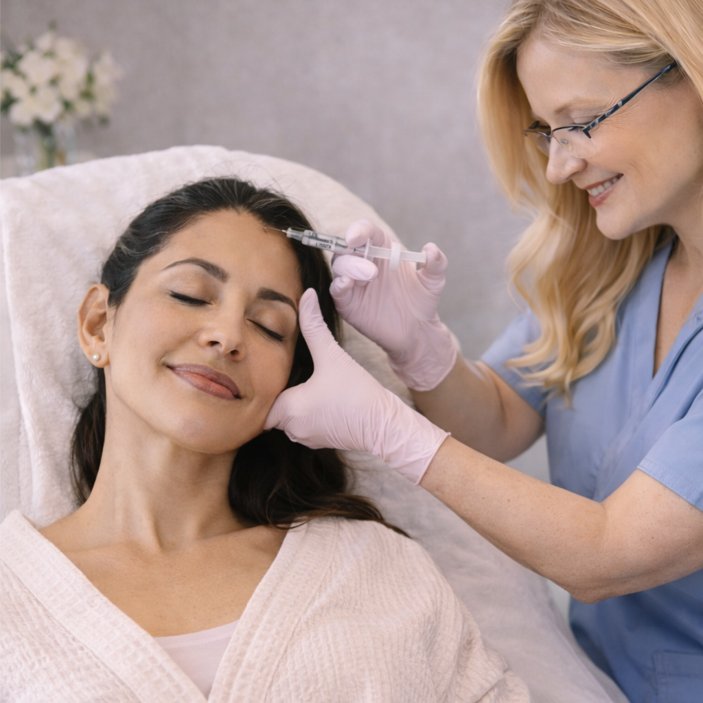 Smooth Forehead at Rustic Roots Aesthetics in Trinity, FL