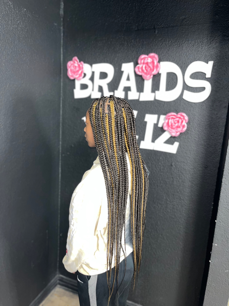 Medium Box Braids Waistlenght