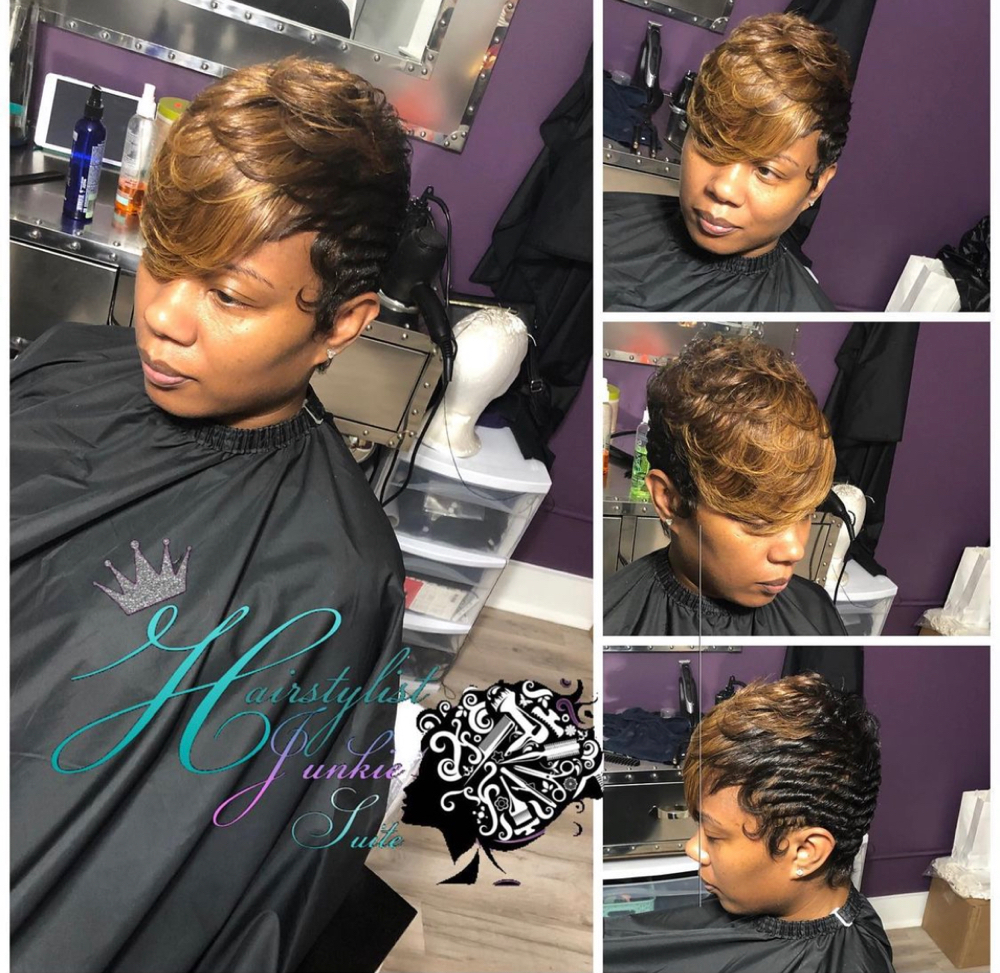 Partial Color Service With Style