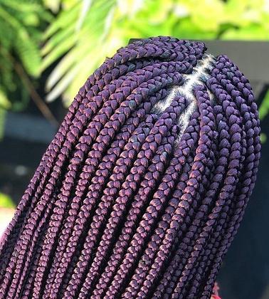 Box Braids/ Medium/ Midback